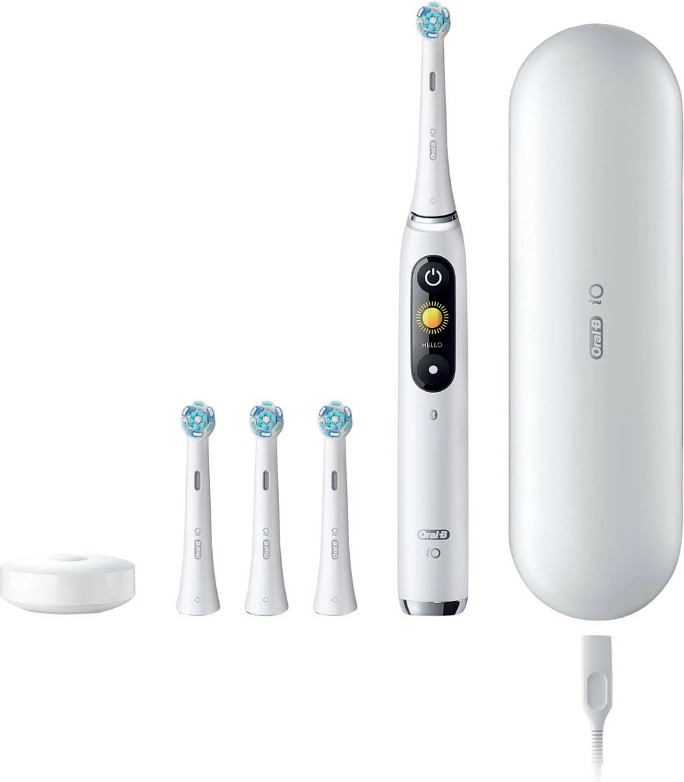 Brushë elektrike dhëmbësh Oral-B iO Series 9 Luxe Edition, White Alabaster