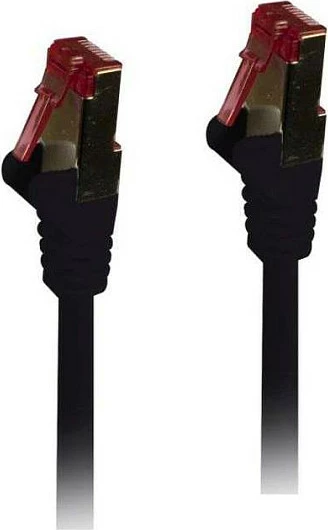 Kabllo rrjeti Ethernet Synergy21 S216931, Cat6 S/FTP, 0.15 m, RJ45-RJ45, e zezë