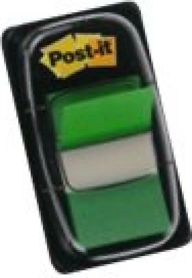 Shënjuese ngjitëse me dozator, 3M Post-it, 680-3, 44–66 fletëza, gjelbër