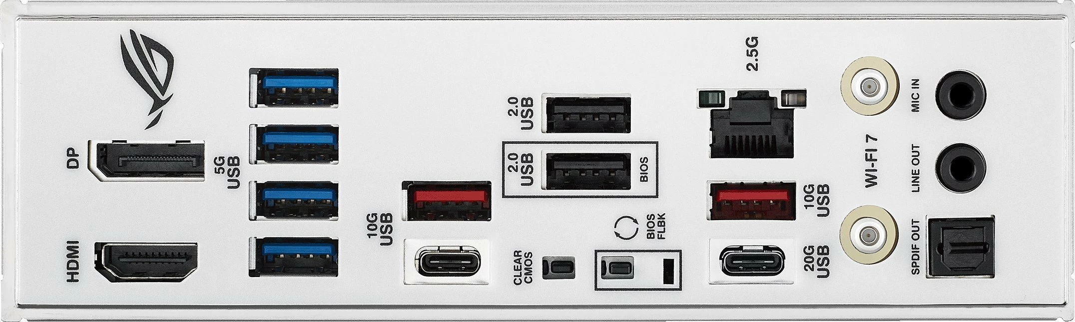Pllakë amë Asus ROG STRIX B850-A GAMING WIFI, AM5, ATX, DDR5, Wi‑Fi 7, 2.5GbE, e bardhë, me antenë Wi‑Fi