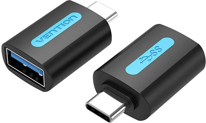 Adapter USB Vention CDUB0, USB-C mashkull në USB 3.0 femër, zi