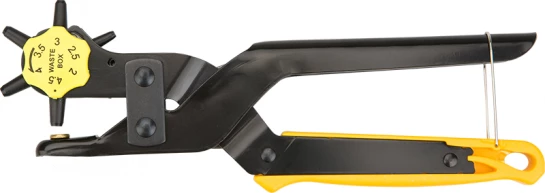Shpuese me rrotë për lëkurë Topex 32D424 240 mm, 1.5-4.5 mm, e zezë/verdhë