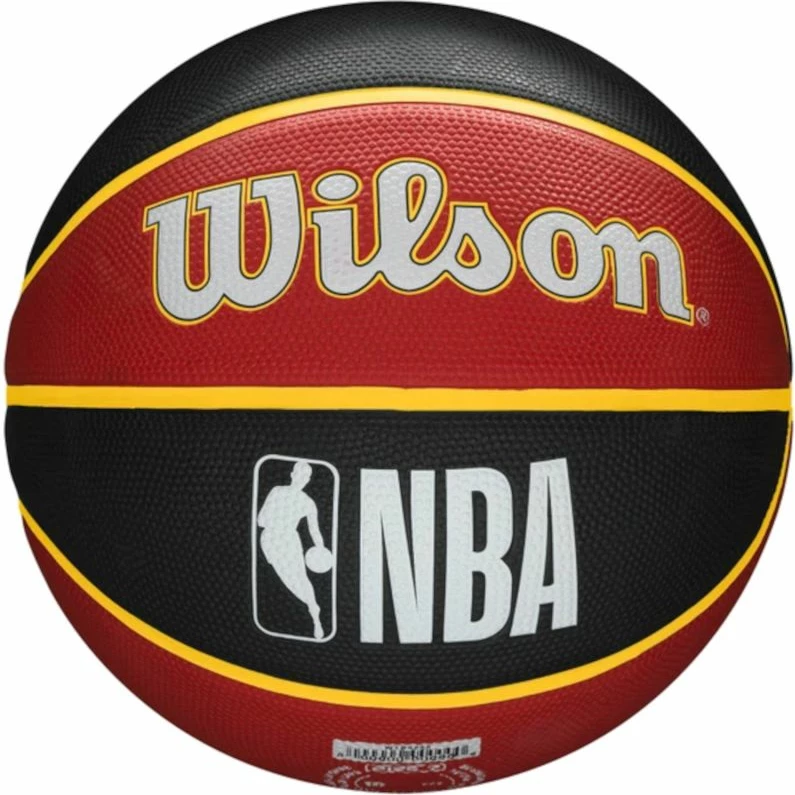 Top Basketbolli Wilson NBA Atlanta Hawks për Meshkuj dhe Femra, Ngjyrë e Kuqe [Madhësia: 7]