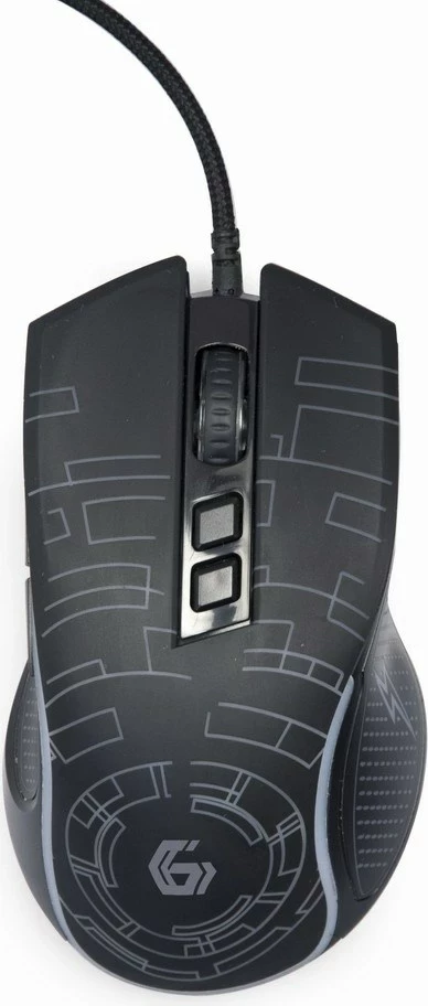 Maus për gaming Gembird MUSG-RGB-01, i zi
