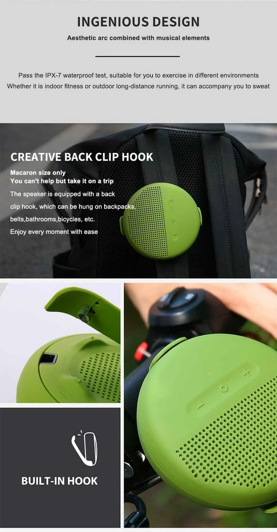 Altoparlant Tech Time Portable Bluetooth Speaker