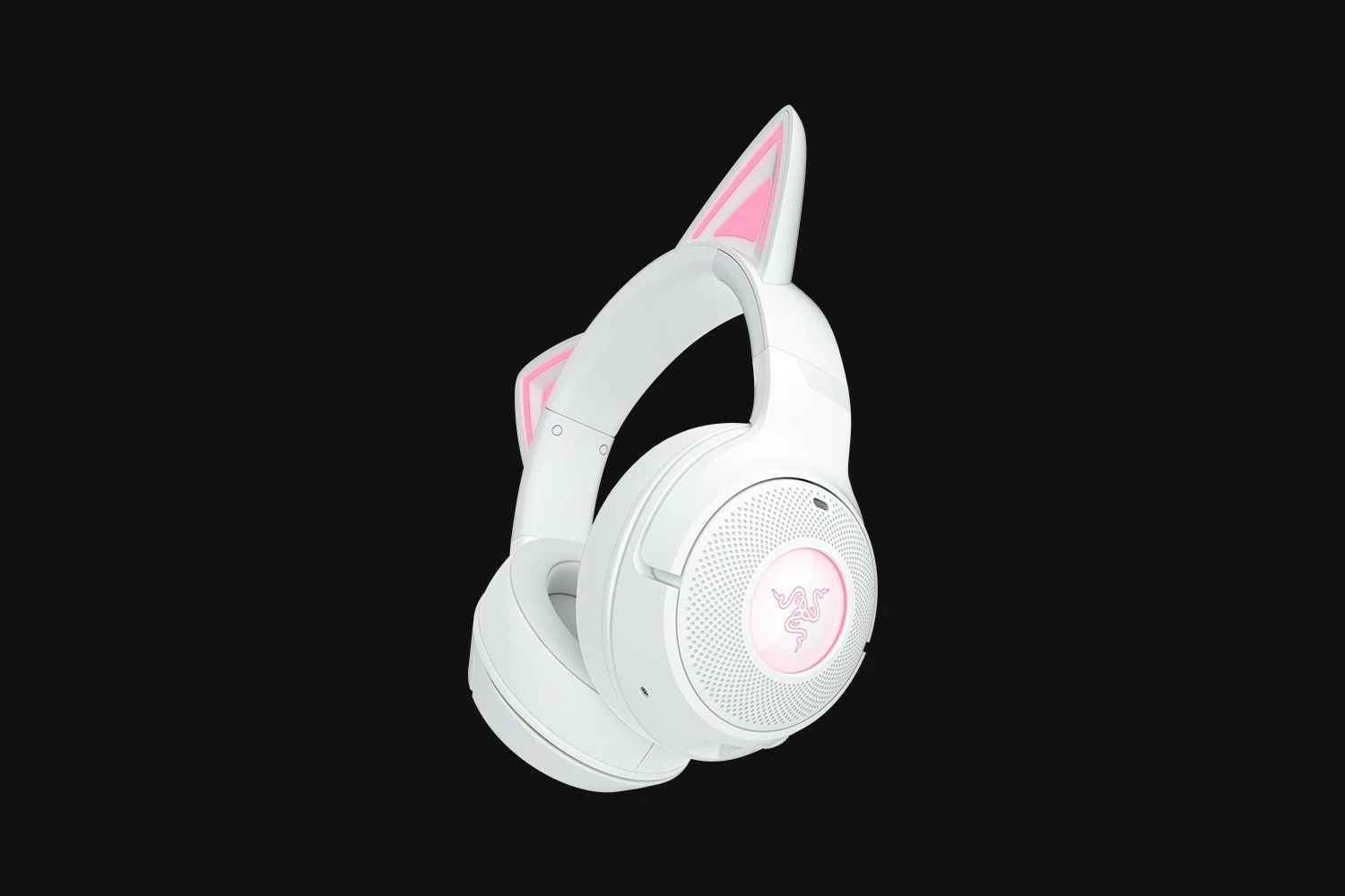 Kufje Razer Kraken Kitty V2 BT, wireless, Bluetooth, 40 orë, të bardha