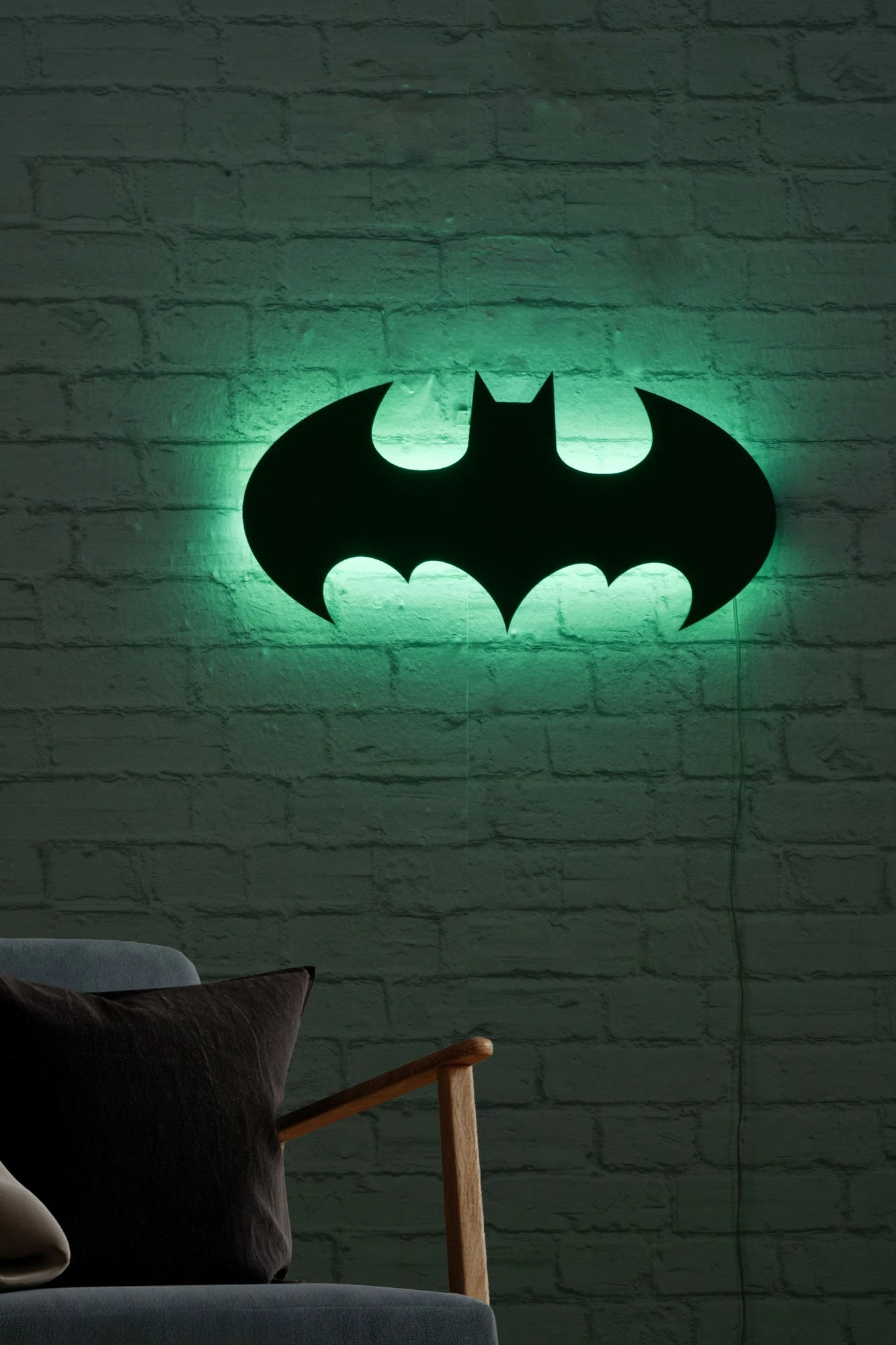 Dritë dekorative LED, Batman, ngjyrë e gjelbër