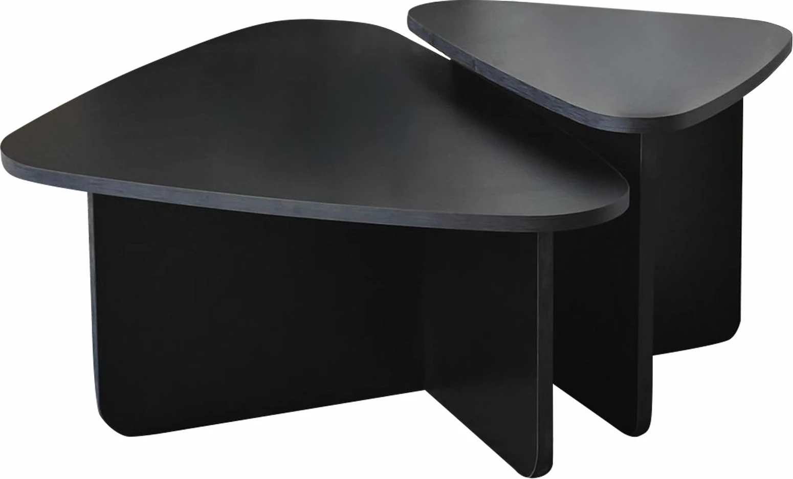 Set tavolinash kafeje Skye Decor, Ballare, e zezë