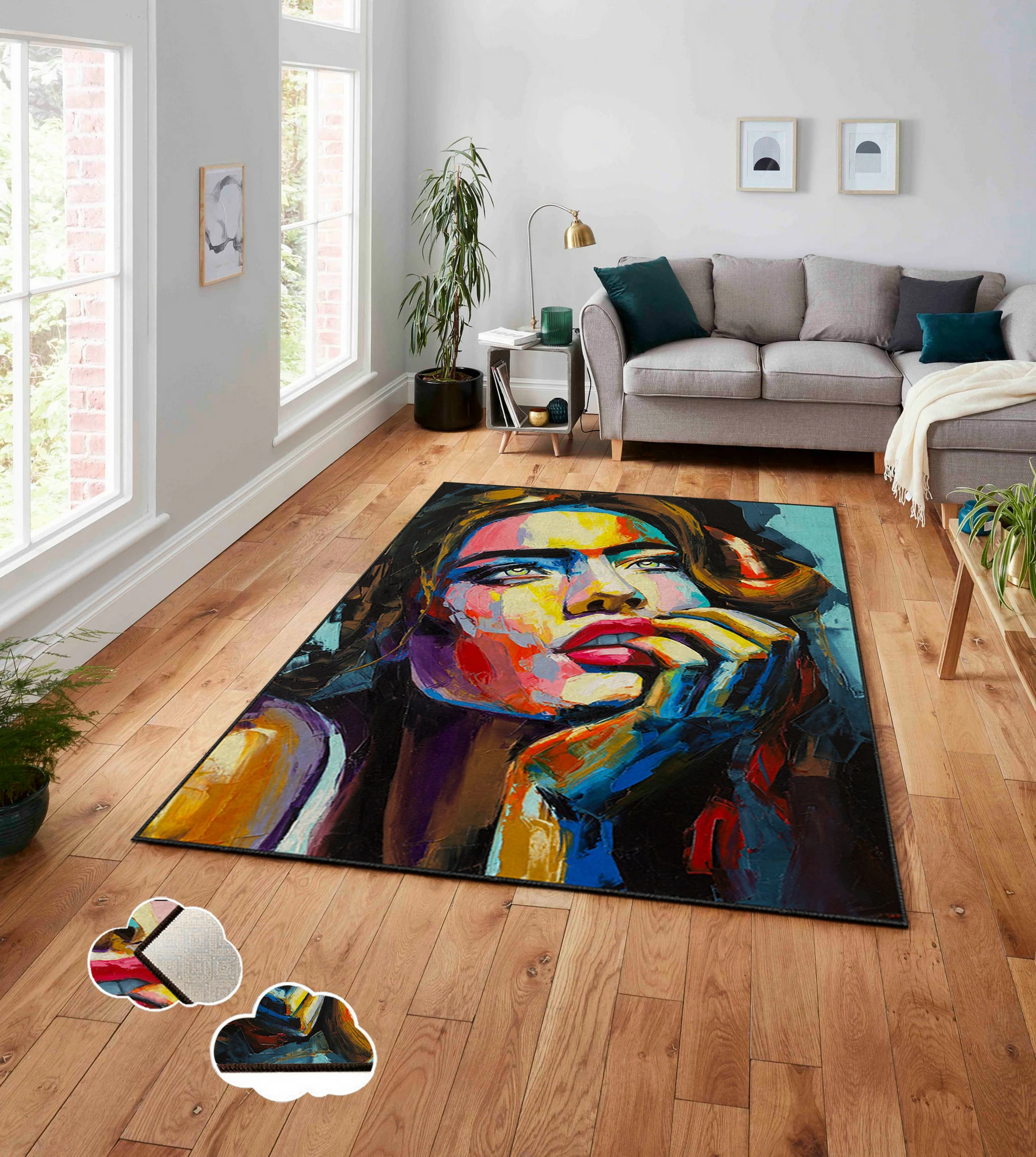 Qilim multikolor, 80x140cm, Conceptum Hypnose, Asr Crpt-30