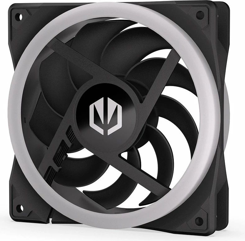 Ventilator PC Endorfy Corona 120 EY4A013, 120mm, ARGB, PWM 4-pin, 200-1600 RPM, i zi, 1 copë
