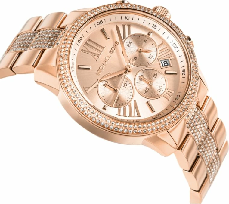 Orë dore për femra Michael Kors, rozë e artë