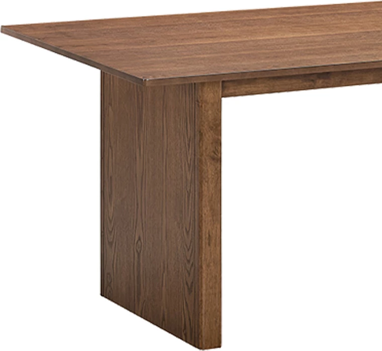 Tavolinë me karrige Eleganza-Raudi, set 7 pjesësh, MDF, ngjyrë arre, 180x99x75.8cm