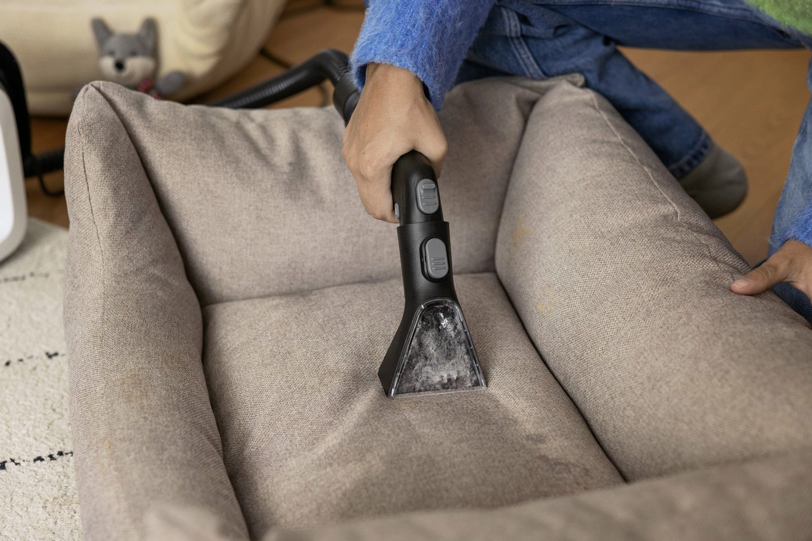 Pastrues tapetesh me spërkatje-ekstraktim Karcher SE 3 Compact EU (1.081-530.0) 500W 1.7L, bardhë, set me aksesorë + RM 519 100ml