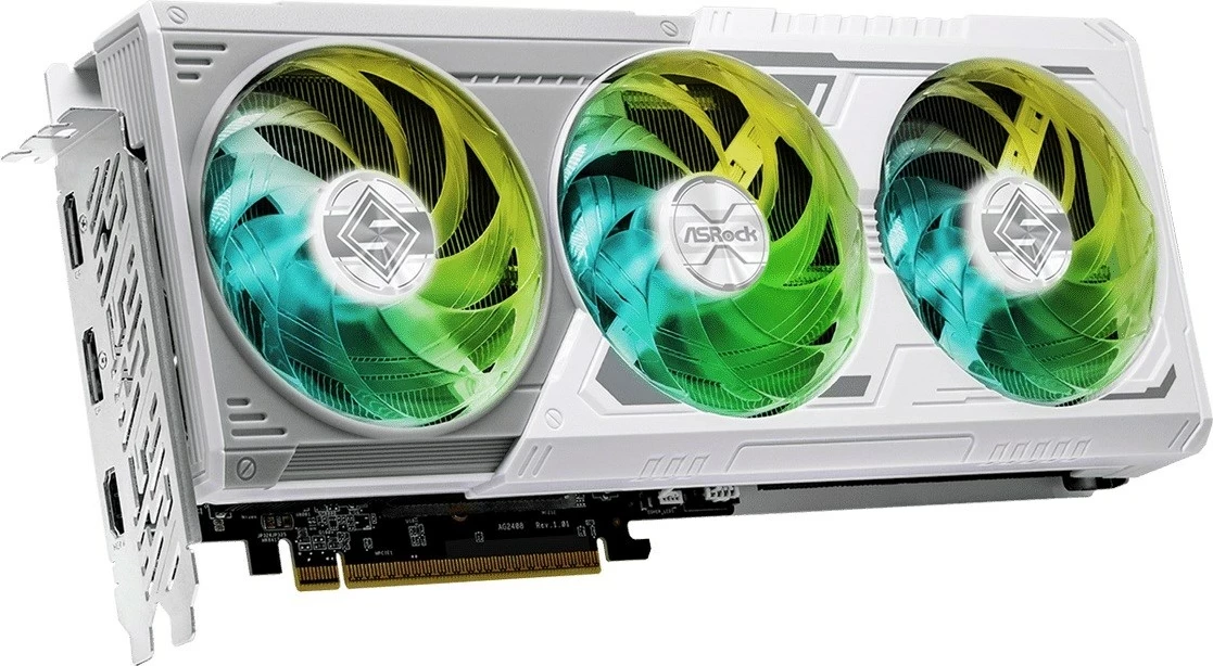 Kartelë grafike Asrock RX9060XT Steel Legend, 16 GB GDDR6, e bardhë