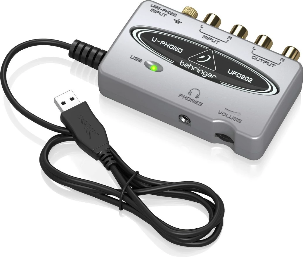 Ndërfaqe audio Behringer UFO202, USB, e zezë