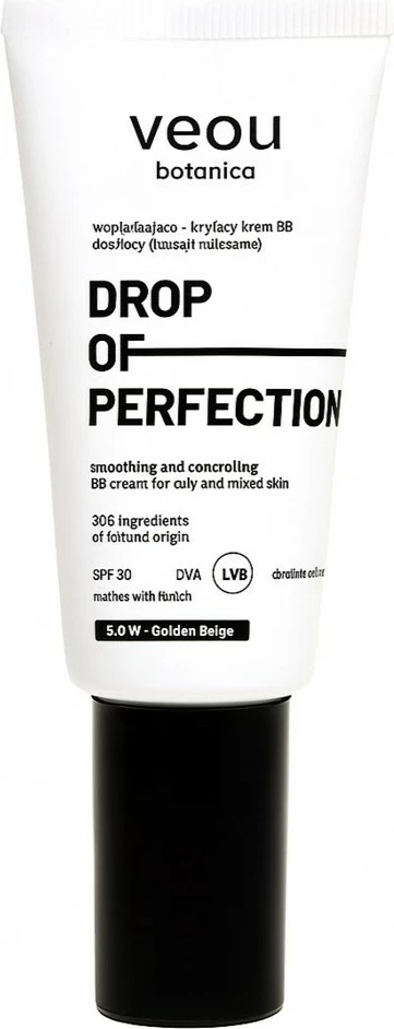BB krem për femra Veoli Botanica Drop Of Perfection 3.0W Golden Beige, 30ml