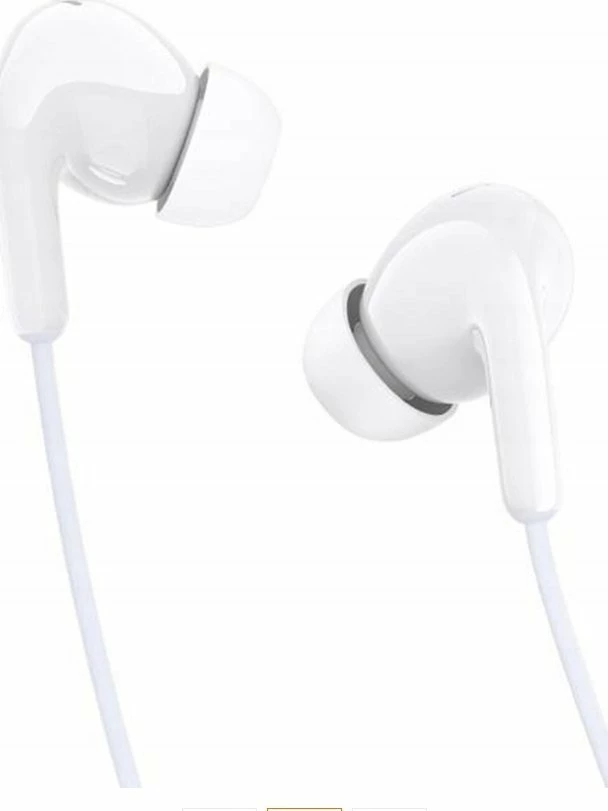 Kufje Xiaomi Type-C BHR8931GL me mikrofon HD, telekomandë 3-butona, kabllo 1.25 m, IP54, të bardha