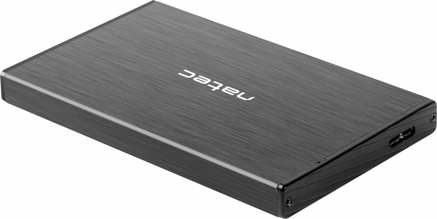Kasë e jashtme për HDD/SSD 2.5" Natec Rhino Go NKZ-0941, SATA III në USB 3.2 Gen 1, e zezë