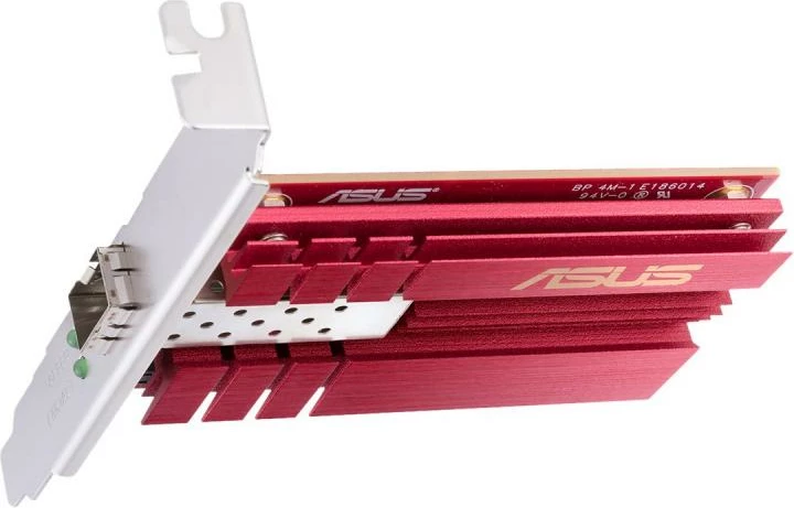 Kartë rrjeti, ASUS XG-C100F (90IG0490-MO0R00), PCI-Express, SFP+ 10Gb, e kuqe