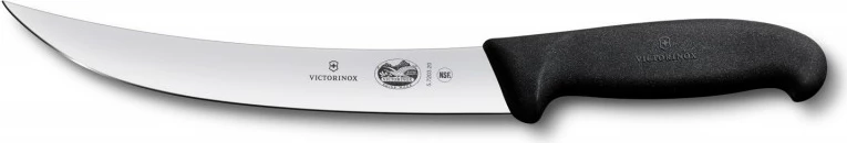 Thikë Victorinox e lakuar(e thyer) për prerje, Fibrox, e zezë