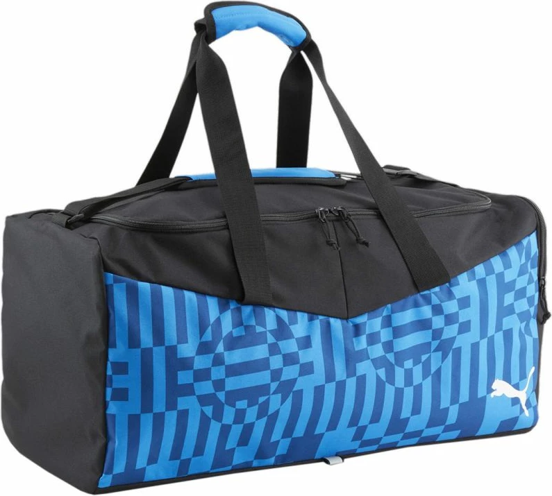 Çanta sportive Puma për meshkuj dhe femra, e zezë dhe blu