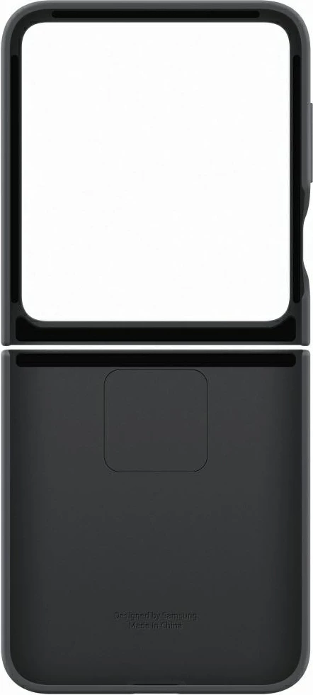 Mbështjellës silikoni origjinal me unazë Samsung EF-PF741TBE për Galaxy Z Flip 6, i zi