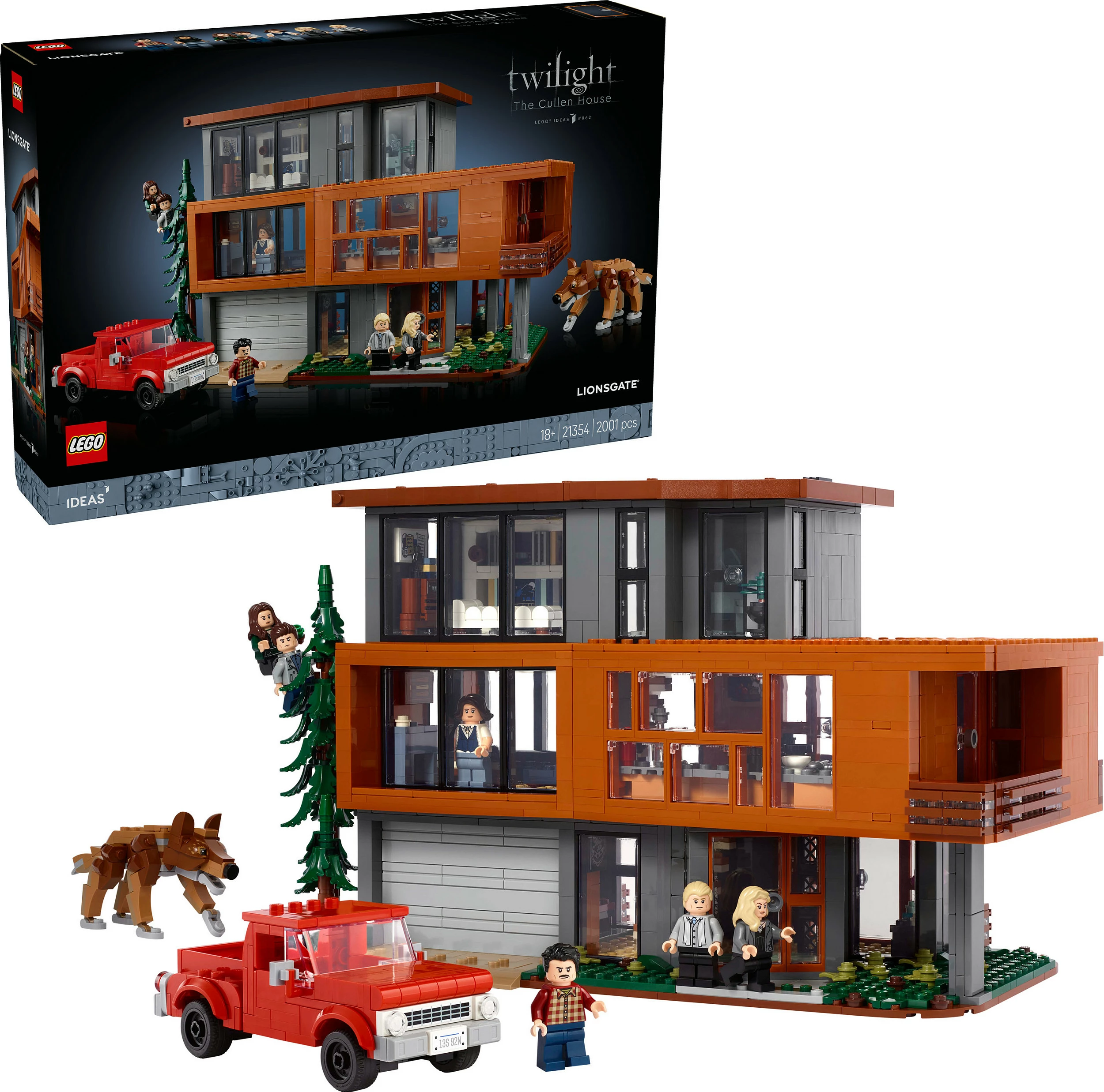 Set ndërtimi LEGO Ideas Twilight The Cullen House 21354, 2001 pjesë, 18+, shumëngjyrësh