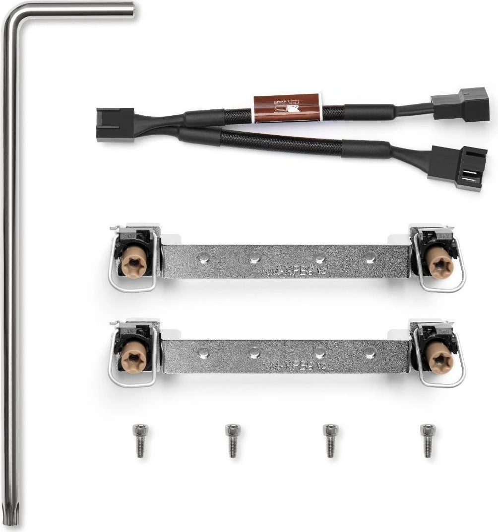 Ftohës ajri NOCTUA NH-U12S-DX-4677 për procesor, 2 ventilatorë 12cm, kafe/argjend