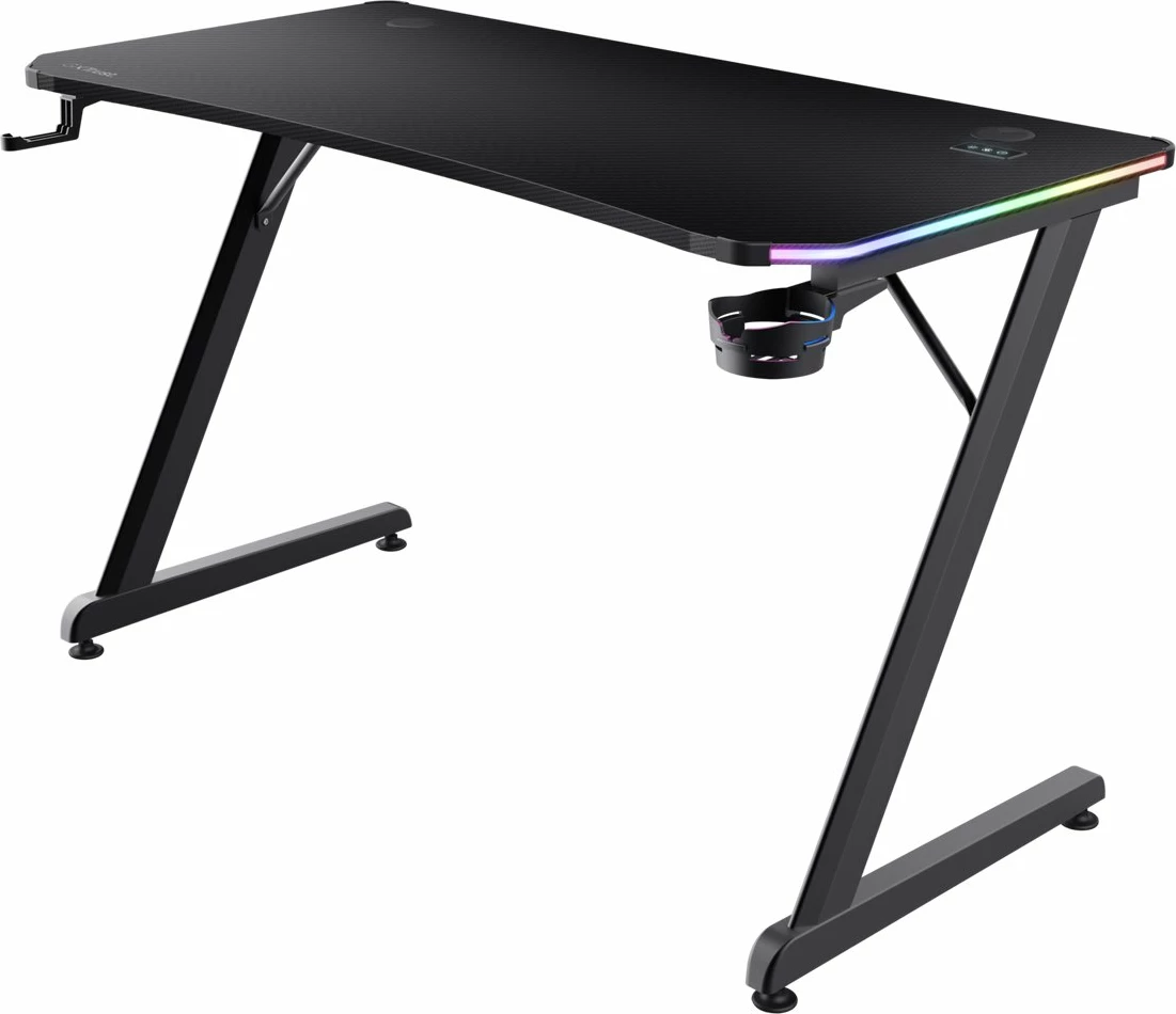 Tavolinë gaming Trust Luminus me ndriçim RGB, 120 x 60 cm
