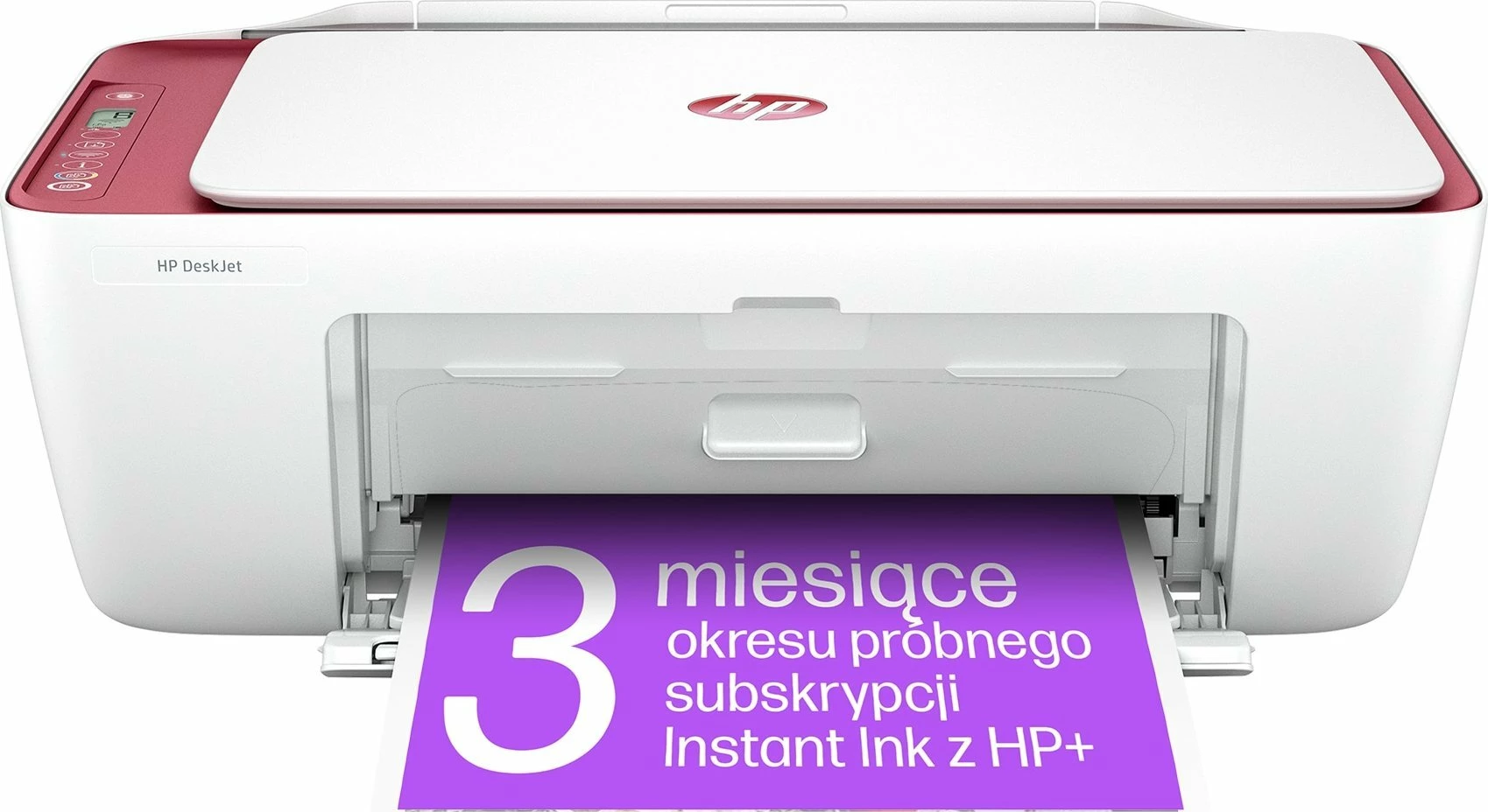 Printer multifunksional inkjet HP DeskJet 2823e 588R6B, A4, Wi‑Fi, USB, bardhë/rozë