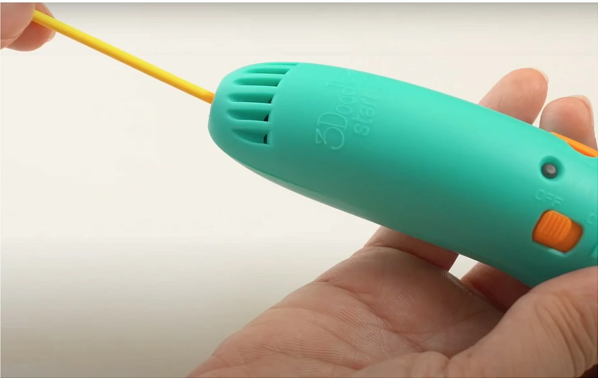 Pena 3D 3Doodler Start Plus, ECO kartrixhe 2.5 mm, USB, për fëmijë 6+, turkeze/verdhë