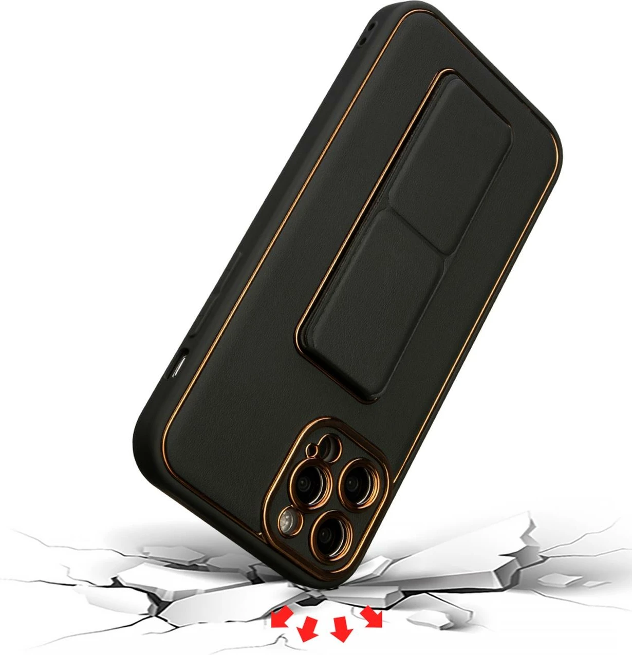 Mbështjellës Hurtel New Kickstand Case për Samsung Galaxy A13, me mbajtëse, Gjelbër