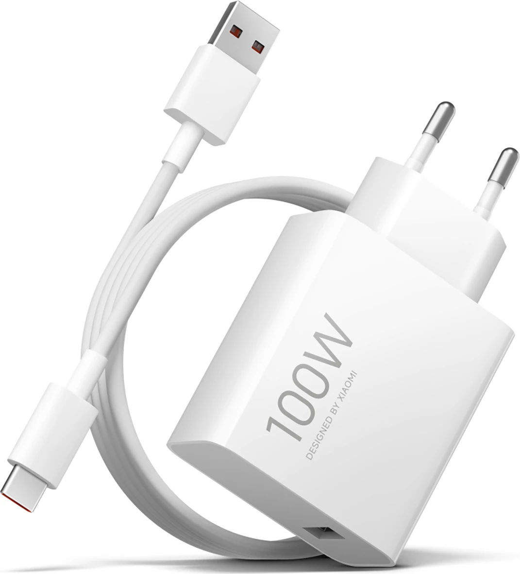 Karikues muri Xiaomi MY-19-ER BHR095VEU 100W 6.1A, 1x USB-A, me kabllo USB-A në USB-C 1 m, i bardhë