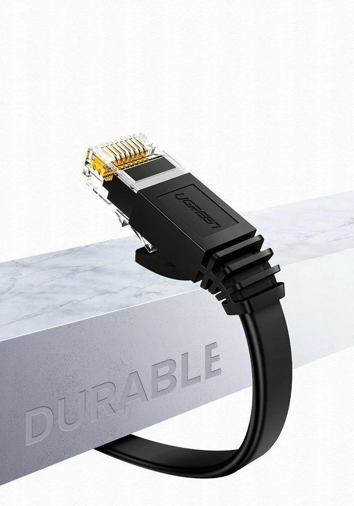 Kabllo rrjeti Ugreen Cat 6 UTP, RJ45, 10m, e zezë