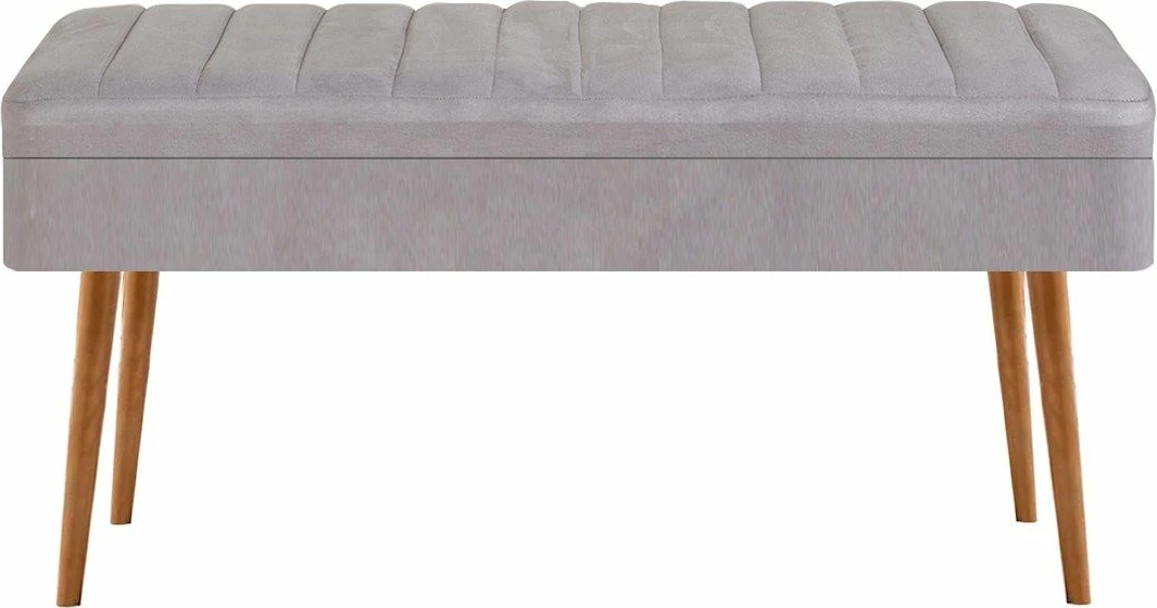 Tavolinë me karrige, zgjatshme, 4 pjesë, Skye Decor, Vina 0701-3, ngjyrë Atlantic, gri