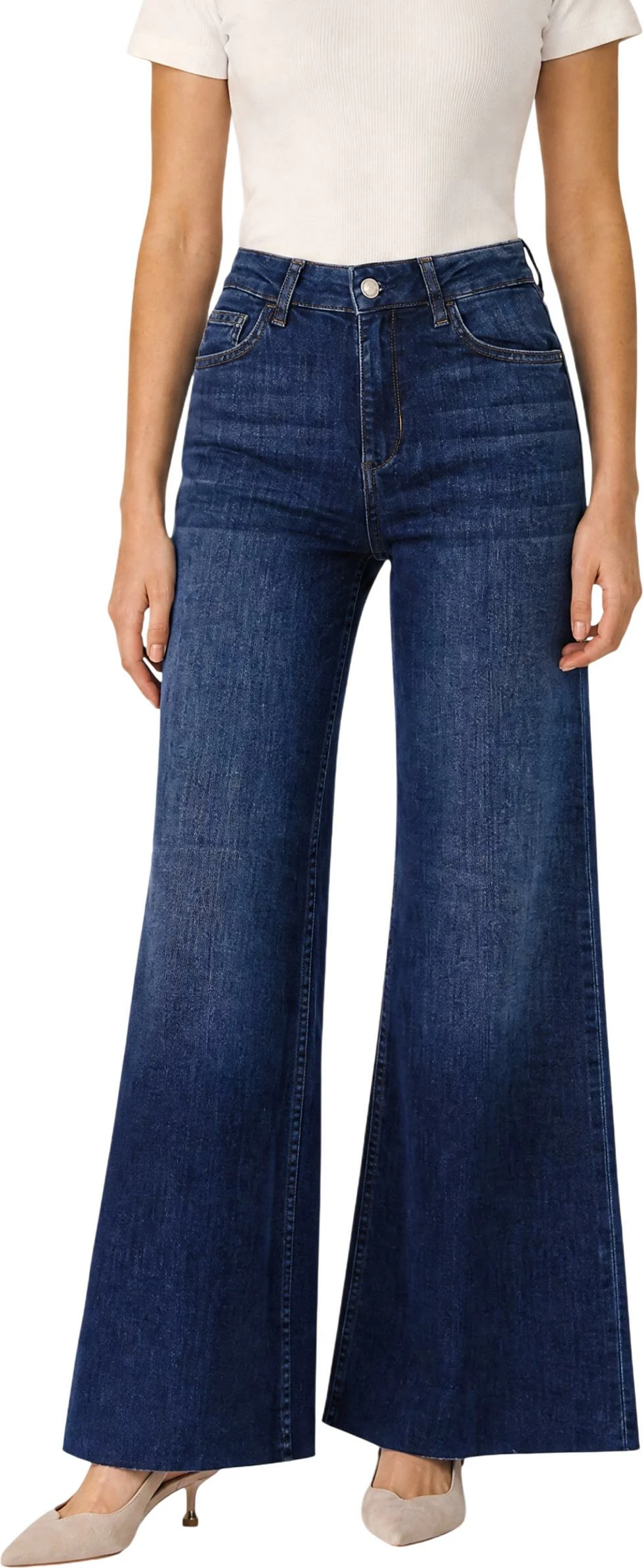 Xhinse për femra Liu Jo UF6106 D0356, blu e errët denim