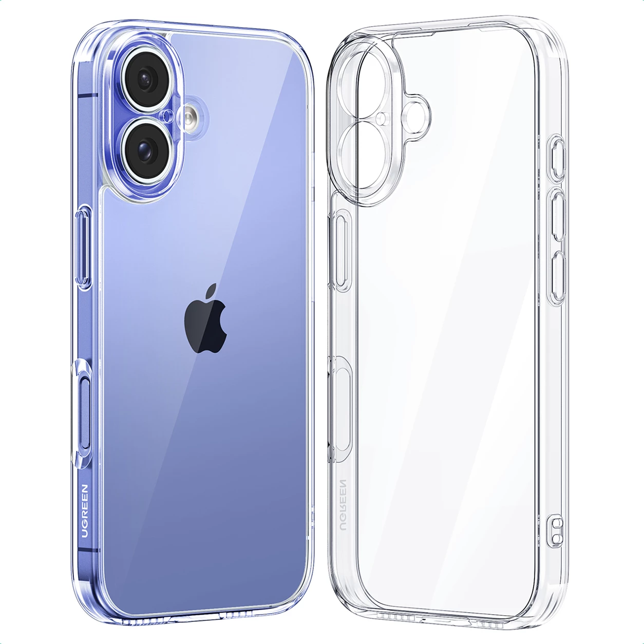 Mbështjellës Ugreen Classy Clear për iPhone 16 Plus, Transparent