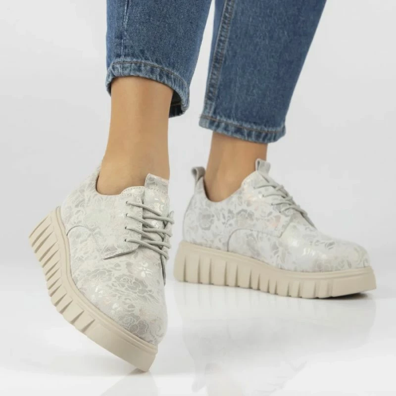 Atlete platforme për femra Filippo DP6846, ngjyrë argjendi