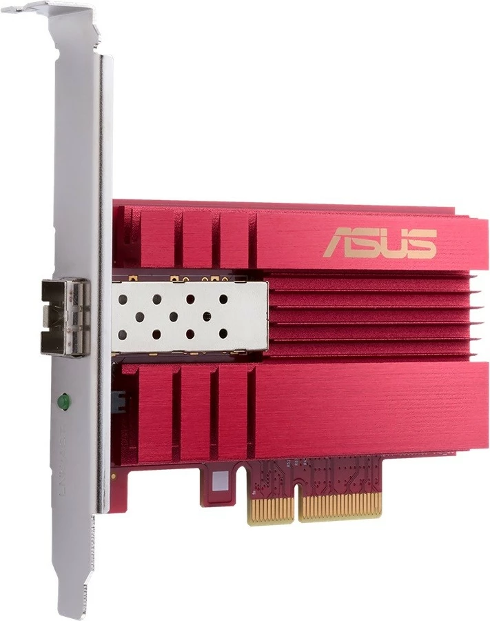 Kartë rrjeti Asus XG-C100F, PCIe, 10Gb SFP+, e kuqe