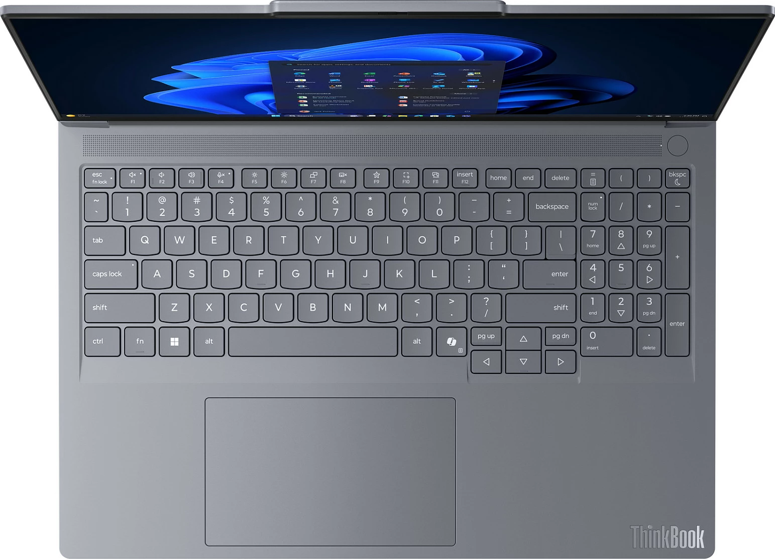 Laptop Lenovo ThinkBook 16p G6, Ryzen 9 8940HX, 32GB RAM Memorje, 1TB SSD, GeForce RTX 5060 8GB, 16" 2560x1600, Windows 11 Pro, Luna Grey