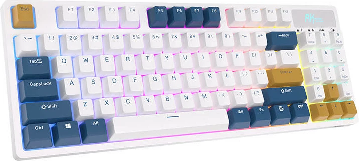 Tastierë mekanike wireless Royal Kludge RK89, Lemon switch, RGB, e bardhë