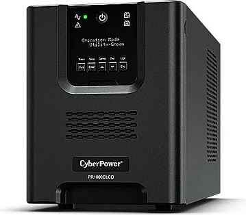 UPS CyberPower PR1000ELCD, 1000VA/900W, sinus i pastër, 8x C13, AVR, LCD, i zi