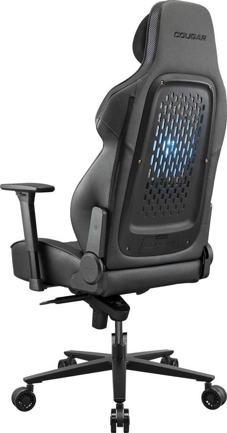 Karrige gaming COUGAR NXSYS AERO, 3D armrests, RGB ventilator, 160 kg, e zezë