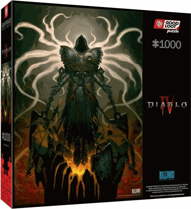 Puzzle lojëra Good Loot Diablo IV Inarius, 1000 pjesë, Multikolor