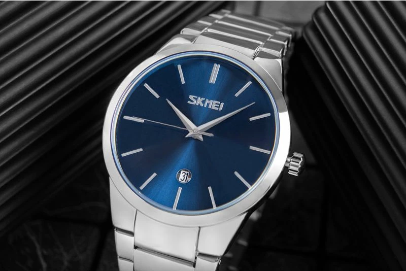 Orë dore për meshkuj Skmei, argjendtë