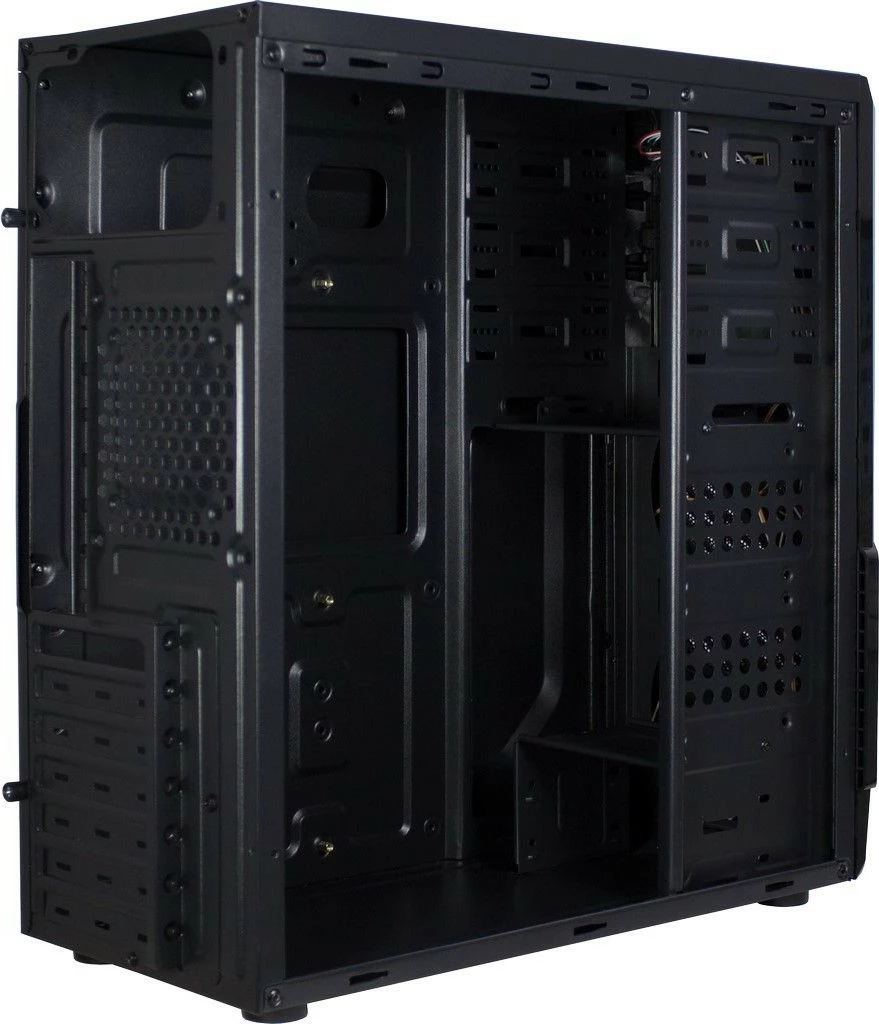 Kasë Inter-Tech B-42 RGB, Tower, PC, ATX, micro ATX, e zezë