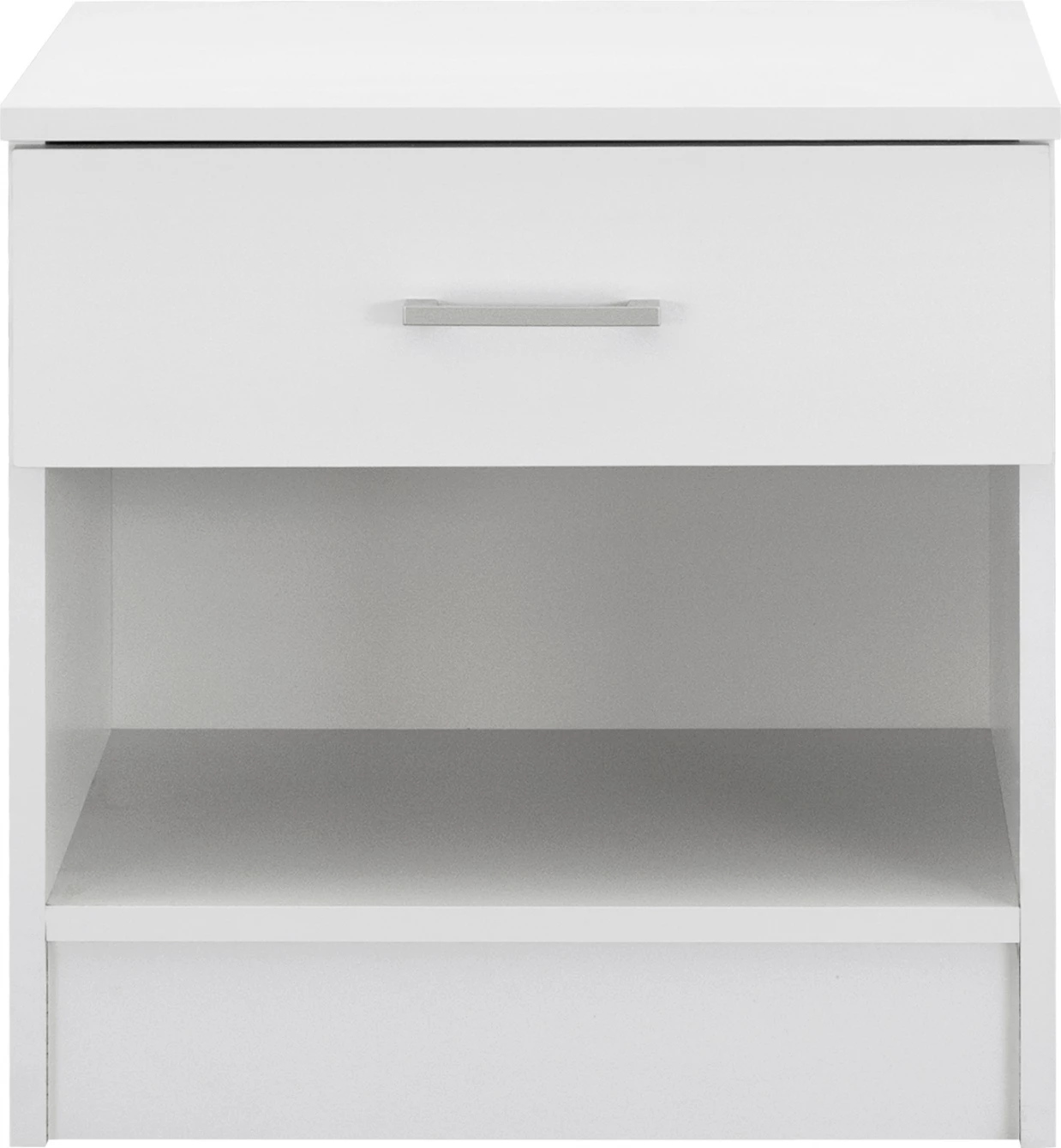 Komodinë nate me 1 sirtar, ngjyrë e bardhë, FH2345.05, 45x35,5x47 cm