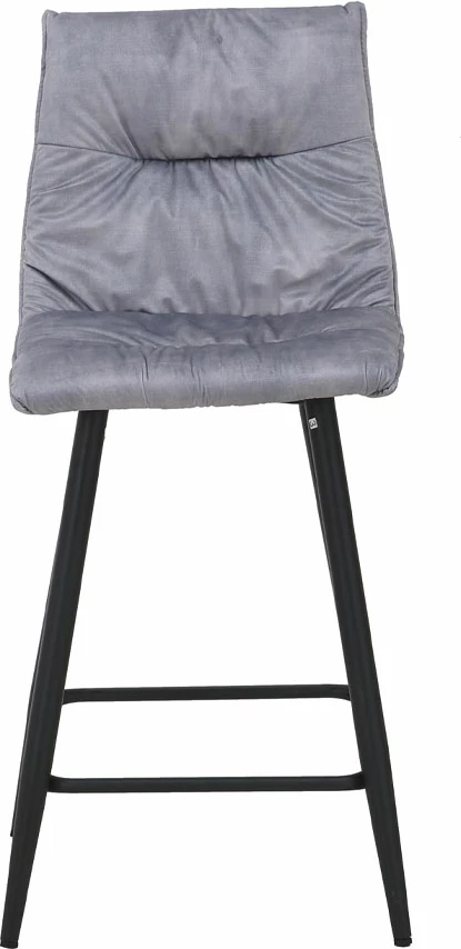 Karrige për bar LINEA, ngjyrë gri-argjend, 42x51x94