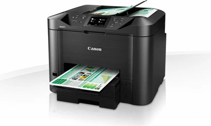 Printer multifunksional Canon MAXIFY MB5450 (0971C009AA), A4, Wi-Fi/Ethernet, duplex, fax, e zezë