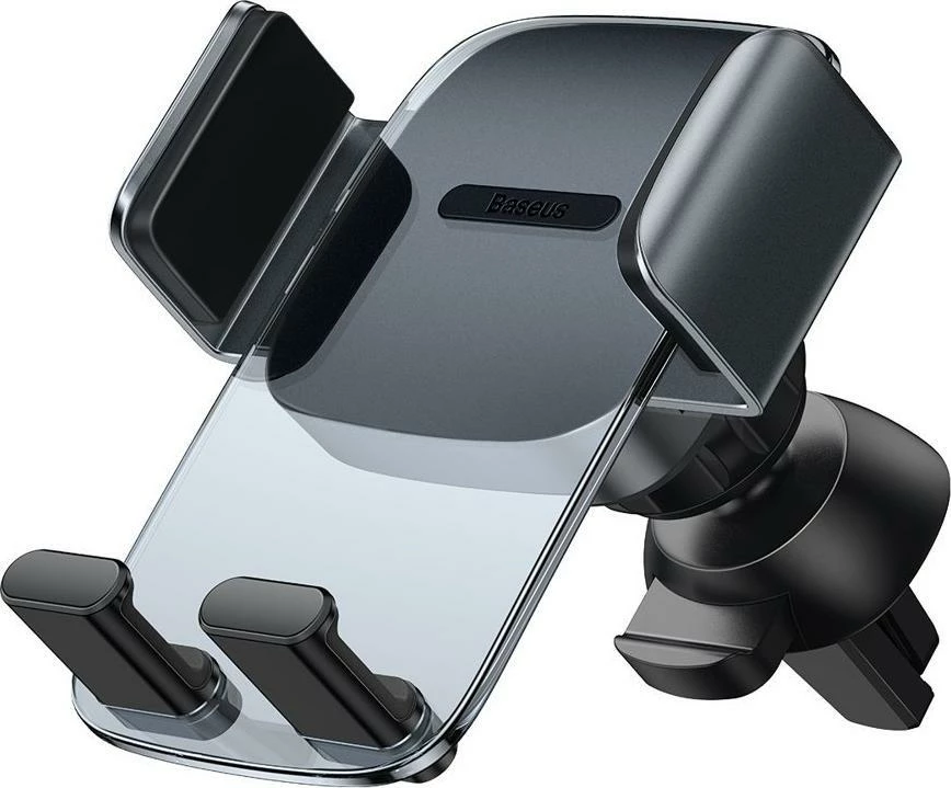 Mbajtës celulari për veturë Baseus Easy Control Clamp SUYK000-001 4.7-6.7\" montim në grilë ventilimi 87 mm, i zi
